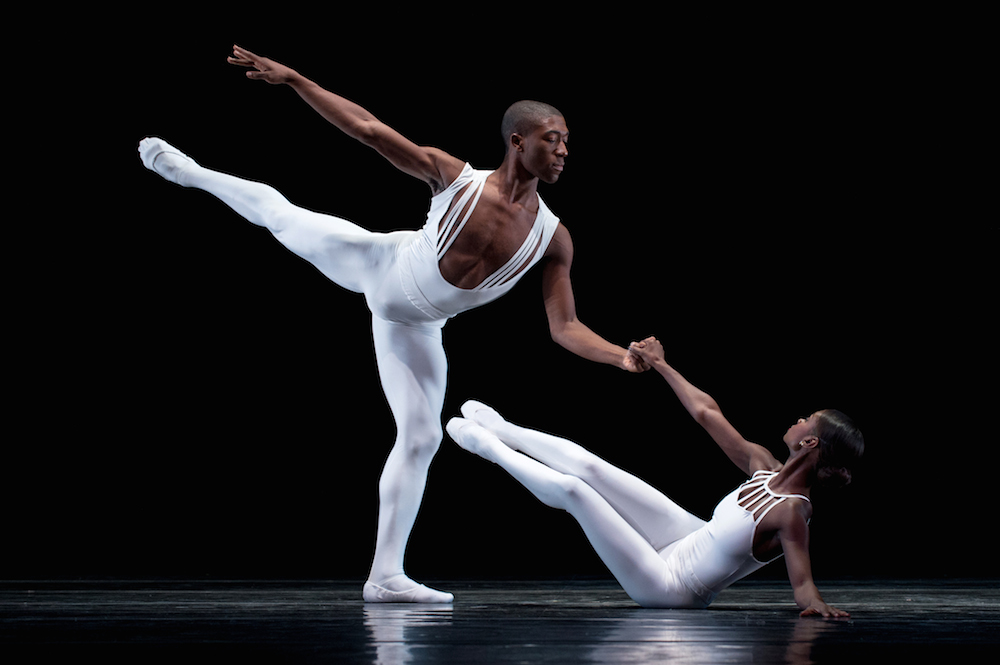 DTH's Da'Von Doane and Ashley Murphy in Dancing on the Front Porch of Heaven. Photo: Rachel Neville